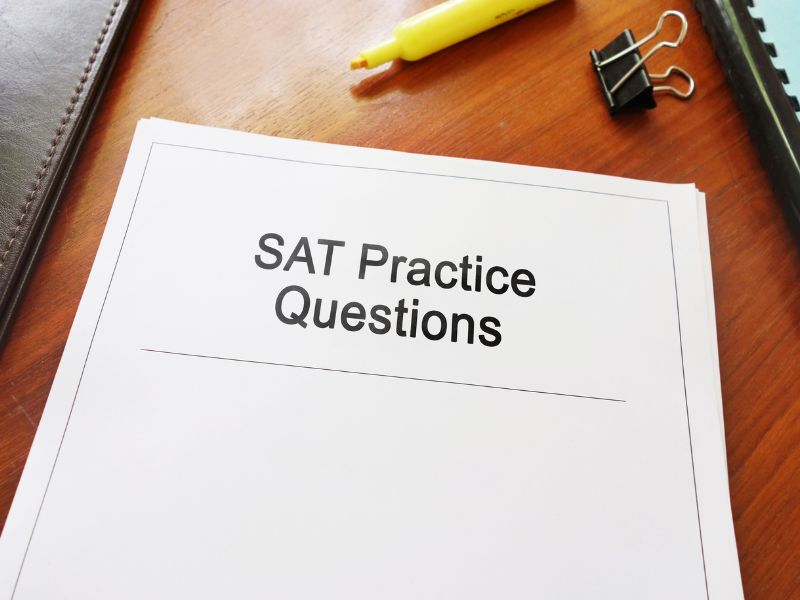sat practise questions booklet